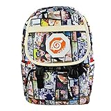 Sunohyesla Anime Patterned Travel Backpack Lightweight School Bookbag Rucksack