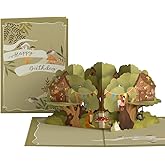 Lovepop Birthday Pop-Up Card for Her, Him, Men, Women - 3D Animal Greeting Cards - Birthday - 5" x 7" - Blank Notecard & Envelope Included