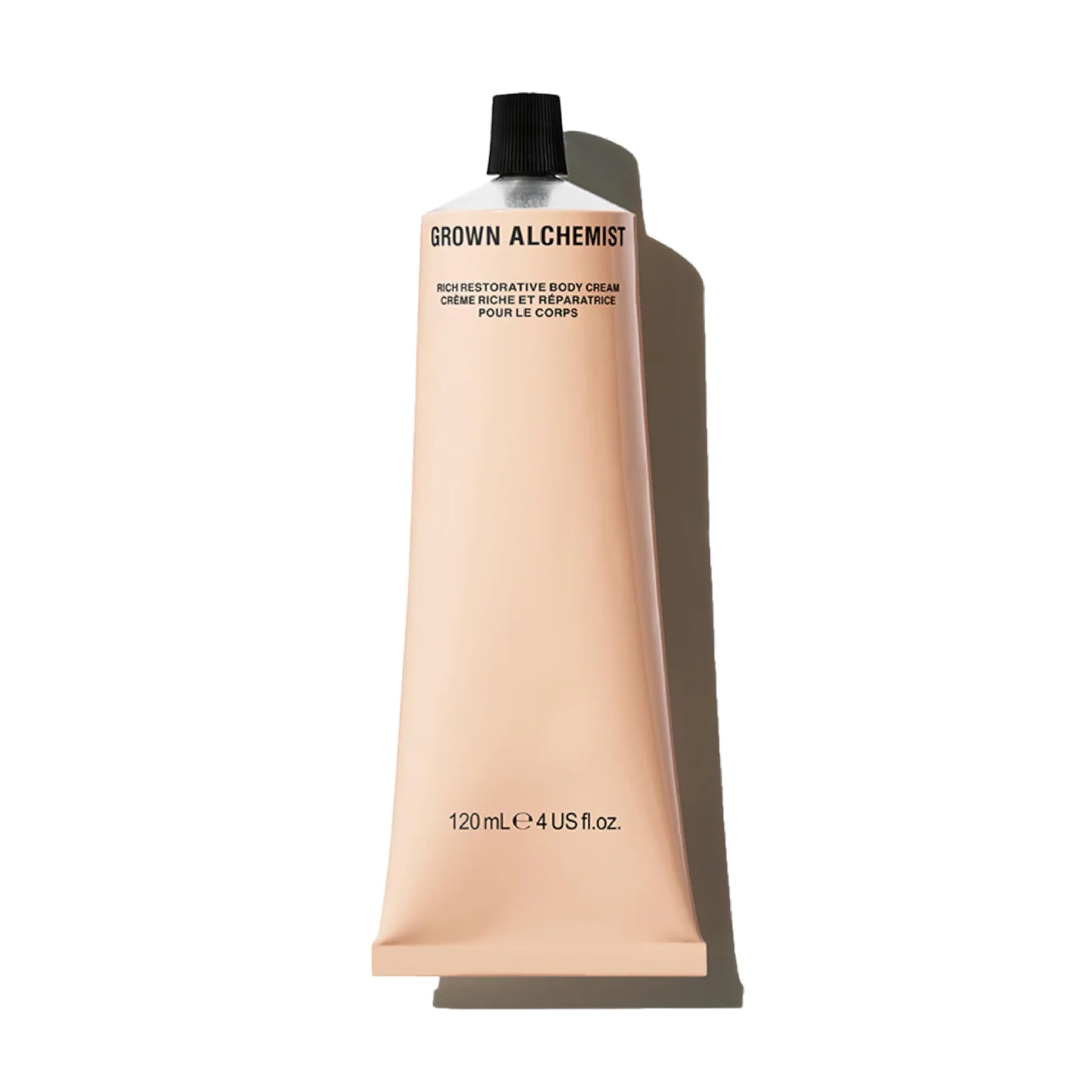 Grown Alchemist Rich Restorative Body Cream 120ml - Rosa Damascena and Sweet Orange, Bioactive Natural Body Skin Care, Deeply Hydrating Moisturiser, Sooth Dry Skin, Firming, Tightening Lotion