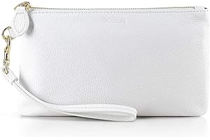 befen Genuine Leather Wristlet Clutch RFID Blocking Bag Cell Phone Wallet Purse Wristlet Wallet Purses and Handbags for Women