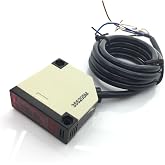 YXQ E3JK-R4M2 DC 12-24V Retroreflective Photoelectric Beam Sensor Switch w/Reflector Panel Wall Mounted
