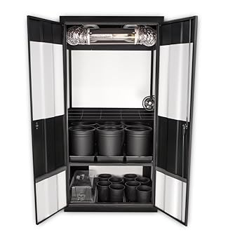 Supercloset Deluxe 3 0 Hps Soil Grow Cabinet Amazon Co Uk Garden