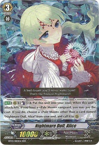 Cardfight!! Vanguard TCG - Nightmare Doll, Alice (BT03/003EN) - Demonic Lord Invasion