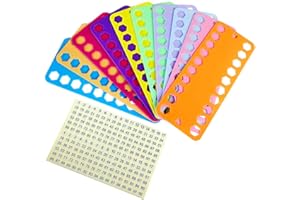 OMYZERO 10pcs Embroidery Floss and Thread Organizer Cards, Cross Stitch Supplies for Holding & Storing Embroidery Floss, Needlework Project Tool