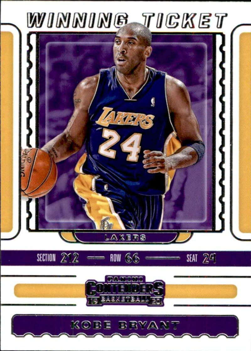 Amazon Com 2019 Panini Contenders Winning Ticket 4 Kobe Bryant Los Angeles Lakers Basketball Card Collectibles Fine Art