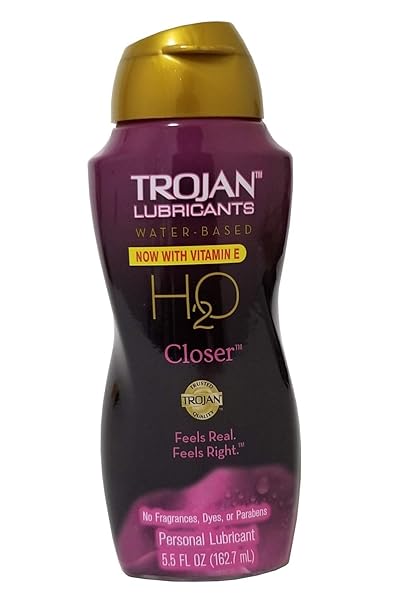 TROJAN H2O WATER-BASED PERSONAL LUBRICANT, CLOSER 5.50 OZ (PACK OF 3)