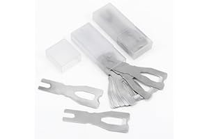 GAQUECY 20Pcs Blades Compatible With Vinyl Flooring Trimming Skiving Knife Welding Cutting Blades