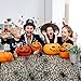 Korlon 2 Pieces Halloween Tablecloth, Halloween Spider Web Tablecloth Table Cover, 54”x 72” Rectangular & 42” Round Black Spider Web Lace Tablecloth for Halloween Kitchen Decor Party Decorations