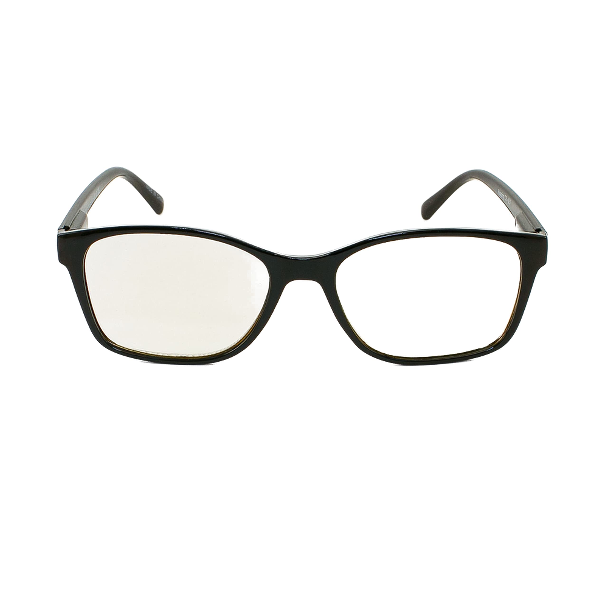 Reading Glasses Shop Style PC06 Vinyl Reading Glasses, 1.50 Strength, Black