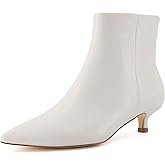 CUSHIONAIRE Women's Barbi Kitten Heel Bootie +Memory Foam, Wide Widths Available