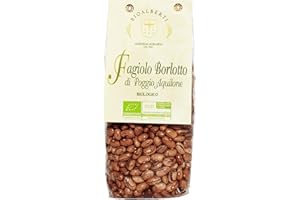 GUSTIAMO Organic Borlotti Beans - Bio Alberti Family Farm, Poggio Aquilone, Umbria - 1.1 lbs