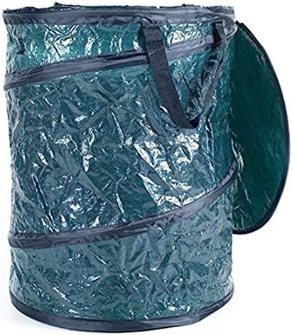 Collapsible Yard Bin Garbage Can with Lid for Leaves 30 Gallon