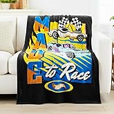 Hot Wheels Kids Bedding Super Soft Plush Throw Blanket, 46 in x 60 in, (Officially Licensed Product) by Franco
