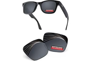 iLikeo PRO+ Polycarbonate Replacement Lenses Compatible with Ray-Ban Meta Wayfarer RW4006 50mm Sunglasses