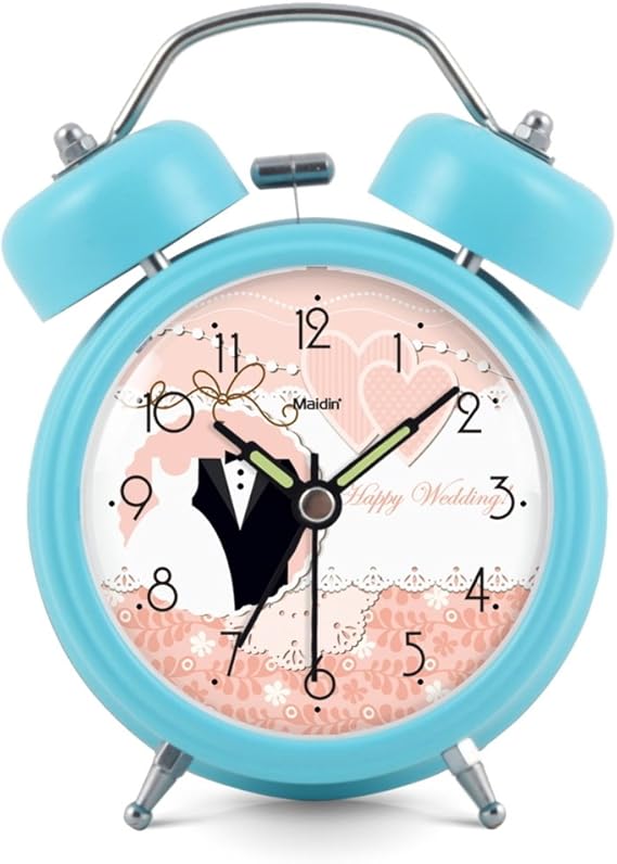 Bedside night light alarm clock/creative silent clock/student clockblue Amazon.co.uk Kitchen