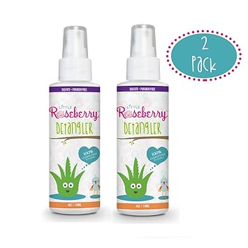 Amazon Com Hair Detangler Spray For Kids Made With Organic Aloe