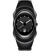 BARAMON Men's Fashion Watches Stylish Futuristic Collectible Unique Male Wristwatch Analog Quartz Clock Date Waterproof Watch for Men