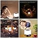 Wireless Bluetooth 4.0 Speaker Portable HIFI Stereo with Led Light Lamp and Alarm Clock, Hands-free Calls,Quality Sound, Touch Sensor, MP3 Player, Support SD TF Card, 3.5mm AUX Jack (White)