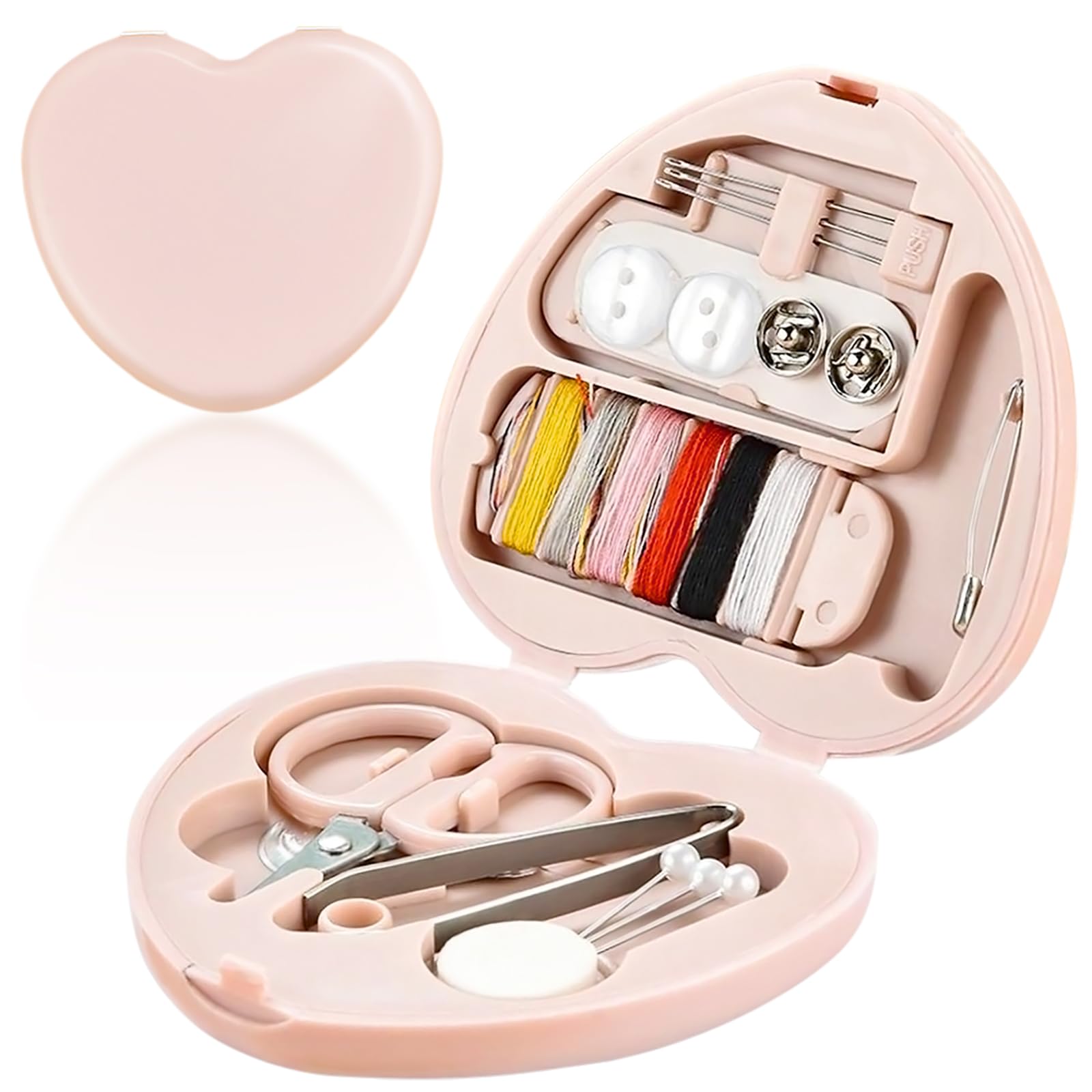 Mini Sewing Kit Travel Sewing Kit Set,Folding Portable Needle and Thread Kit Sewing Tools for Be Torn Sheets Clothes Loose Buttons Repair Them Quickly Daily Home Use Travel Beginner