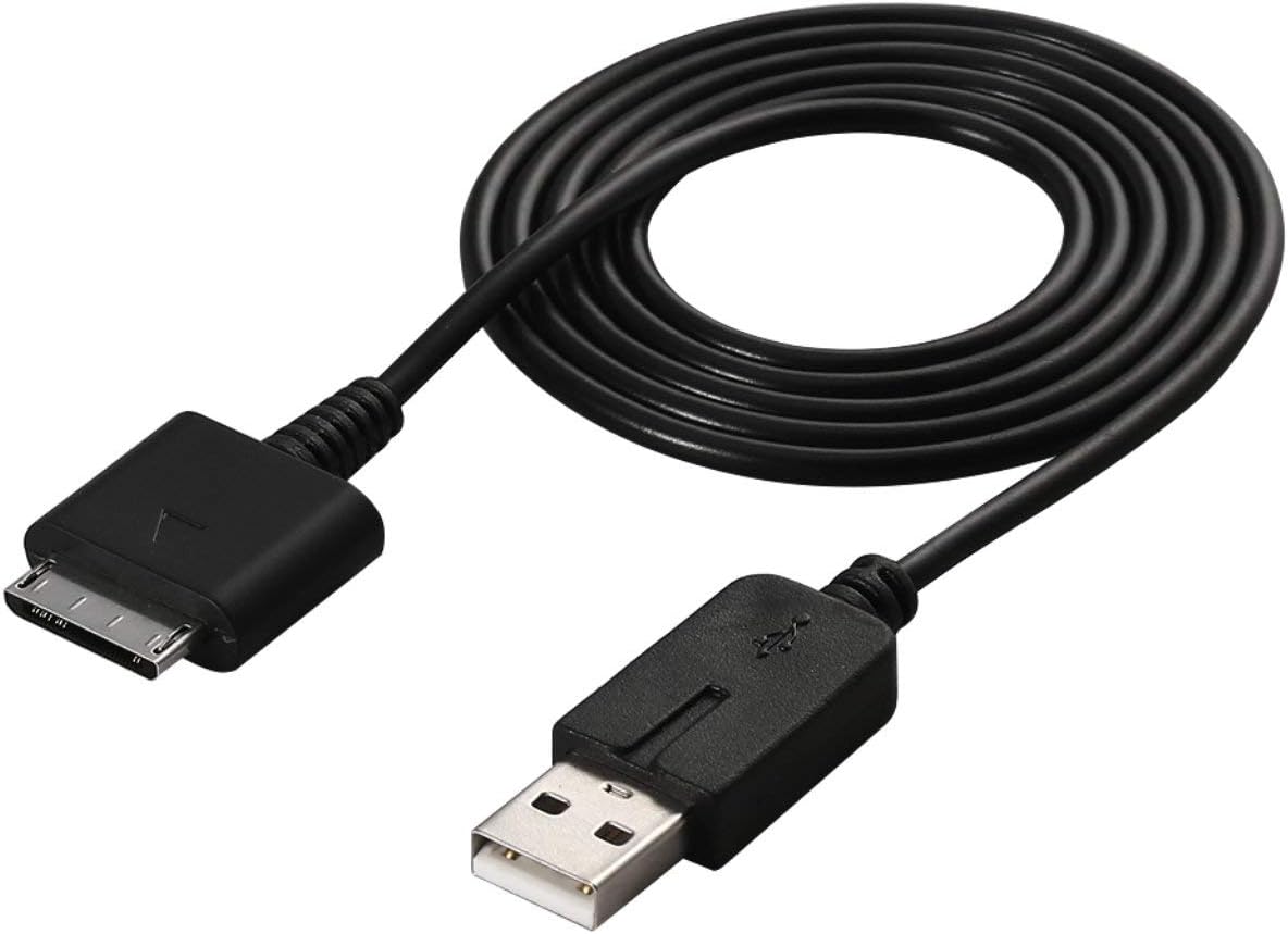 MachinYesell 2 in 1 USB Data Charging Cable for PSP GO USB Data Charger Cable Data Transfer Charging Line PSPGO Black