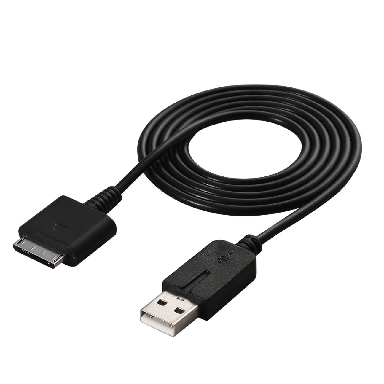 MachinYesell 2 in 1 USB Data Charging Cable for PSP GO USB Data Charger Cable Data Transfer Charging Line PSPGO Black