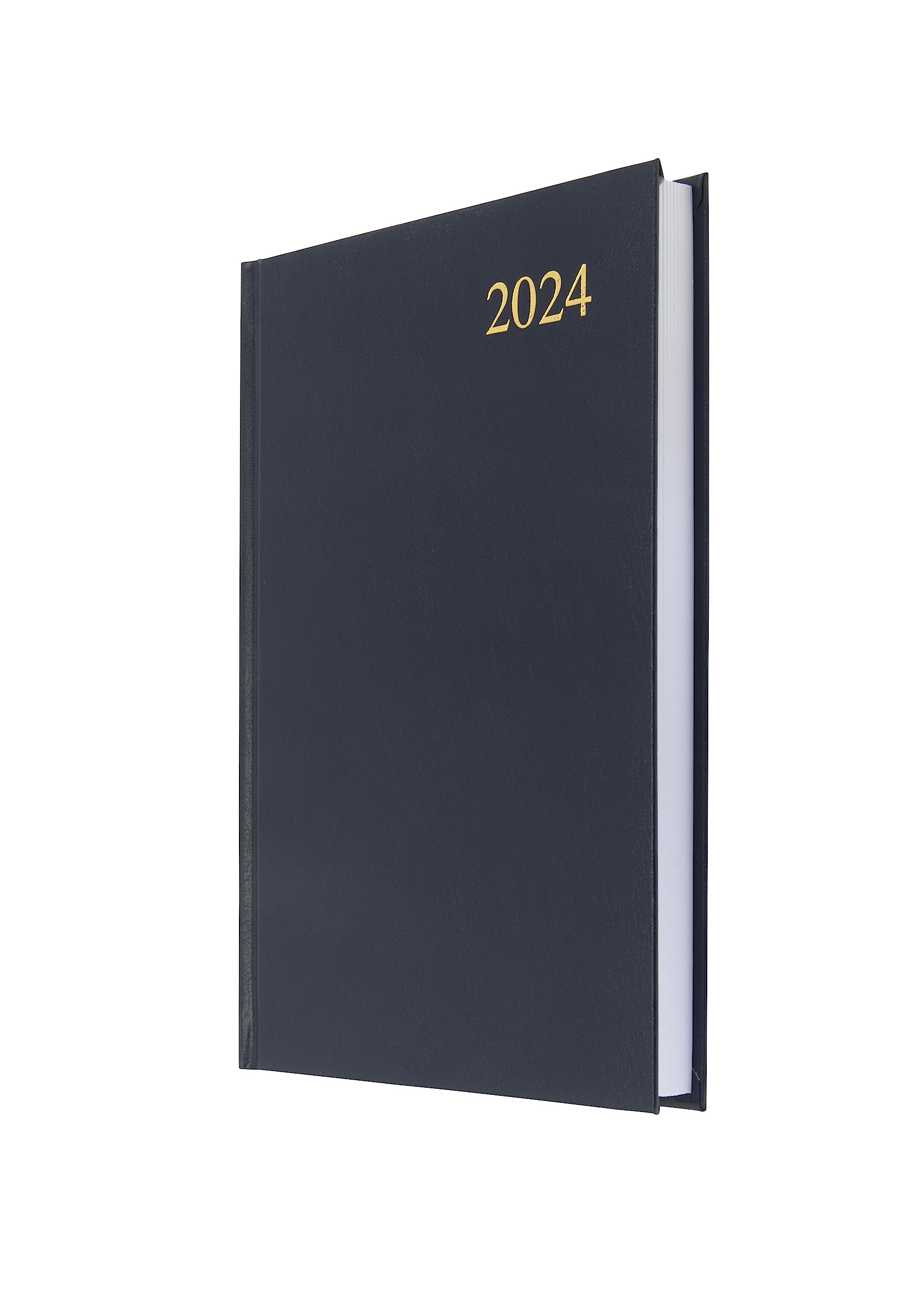 Collins Debden Collins Essential A5 Diary 2024 Daily Planner - 2024 Page A Day Diary, Journal & 2024 Planner - Business, Office, Academic and Personal Use 2024 (A5 Size, Blue)