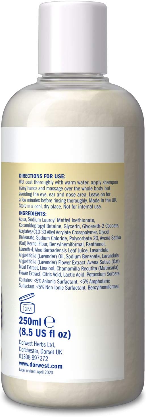 Dorwest Soothe and Calm Dog and Cat Shampoo 250ml, 250 ml (Pack of 1) - Image 4