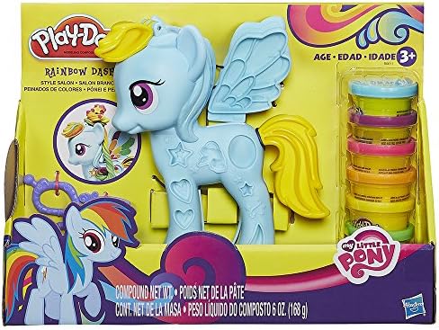 rainbow dash play doh