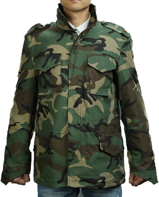 Amazon ゼンアン Zenan 大人ミリタリー M 65ミリタリージャケット M65 フィールドジャケット フード付き 防寒着 M 65 迷彩 L 作業服 通販