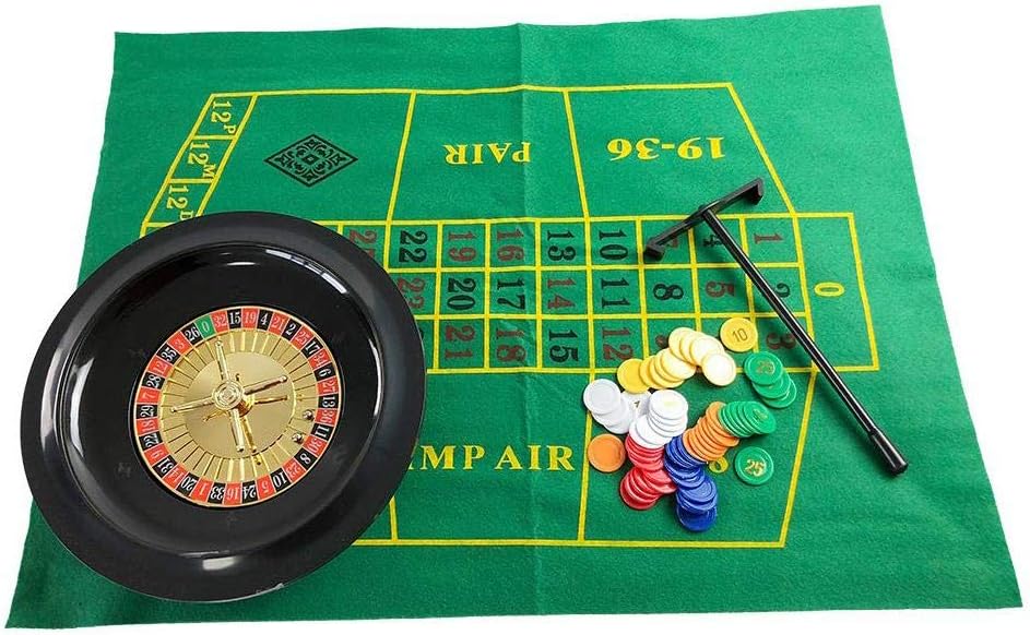 Bouder Deluxe Roulette Set with Accessories, Roulette Set with Chips