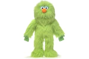 SILLY PUPPETS 14" Green Monster, Hand Puppet