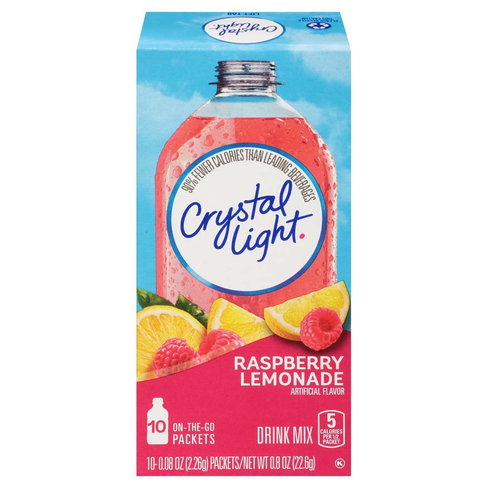 Crystal Light Lemon Iced Tea, 10 OntheGo Packets (Pack