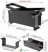 VOUNOT Heavy Duty Steel Paper Log Maker Briquette Maker Recycle Waste Paper view 6
