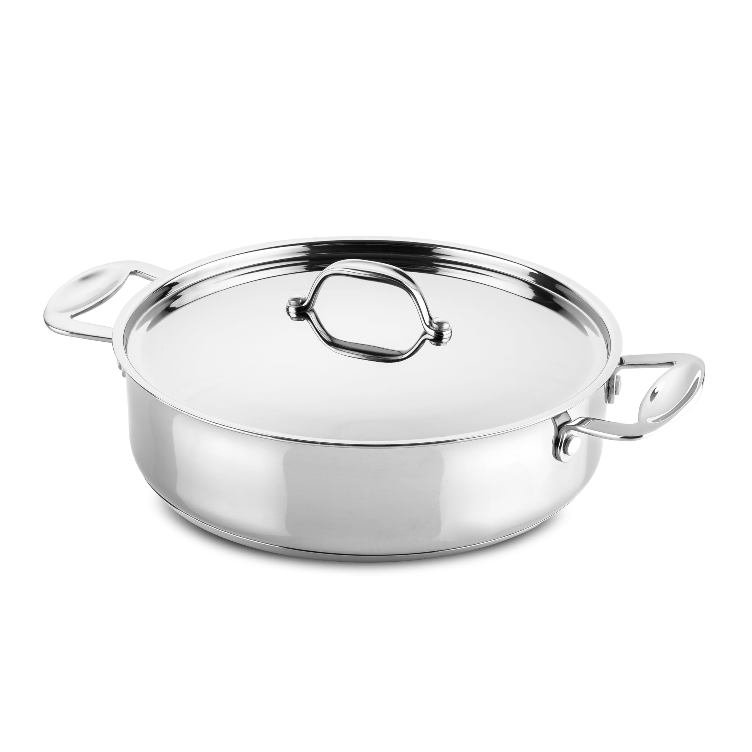 MEPRA, Glamour Stone Casserole W/Handle, Stainless Steel Finish