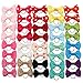 CellElection 40Pcs/20Pairs Dog Hair Bows with Rubber Bands Classic Dog Bows for Small Dogs Pet Gromming Products Dog Hair Accessories