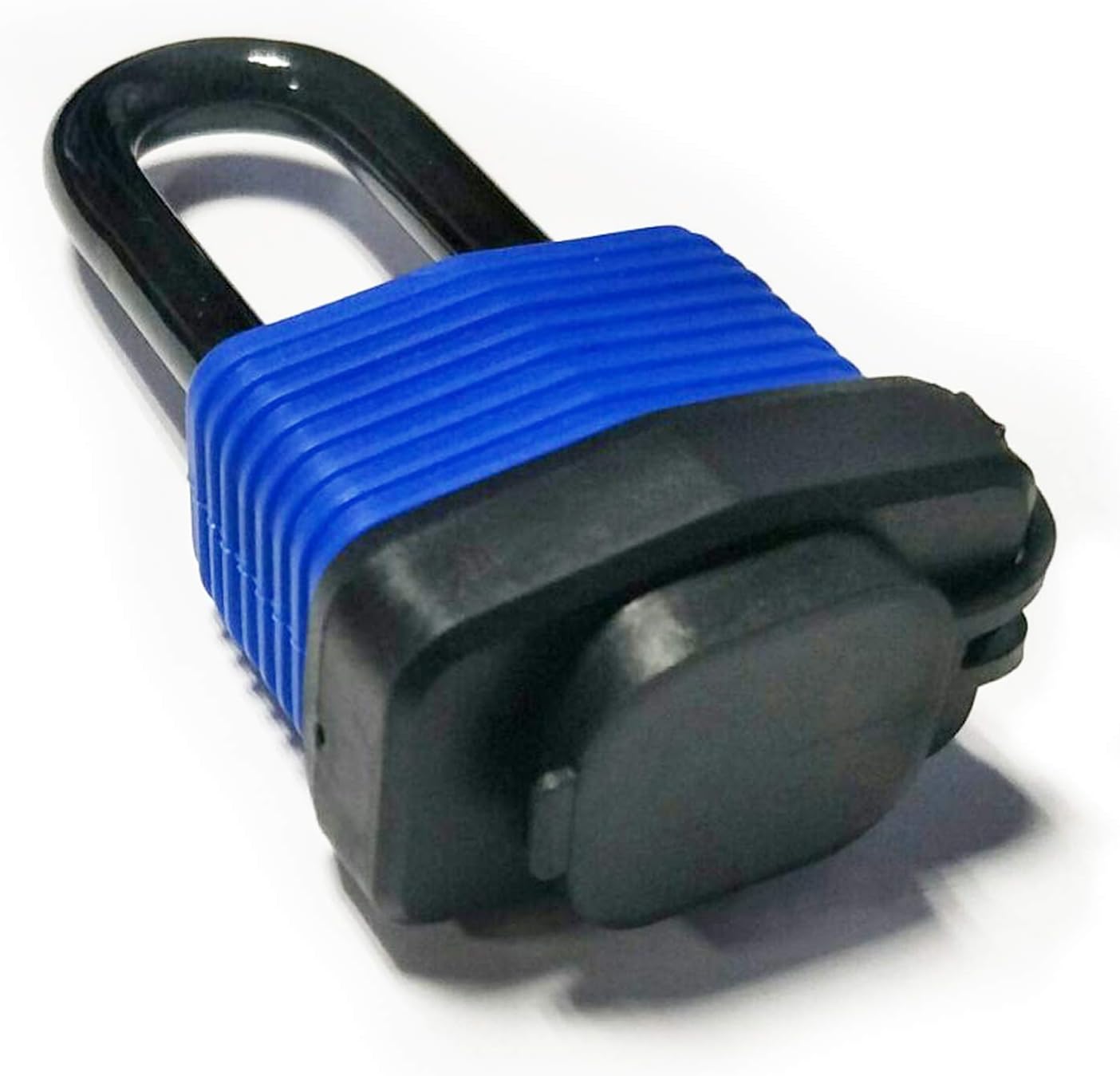 SEPOX Long Shackle Waterproof Padlock Keyed Alike Blue Heavy Duty Padlocks Ideal for Home, Garden Shed, Outdoor, Garage, Gate Security Locks Pack of 2 - Image 5