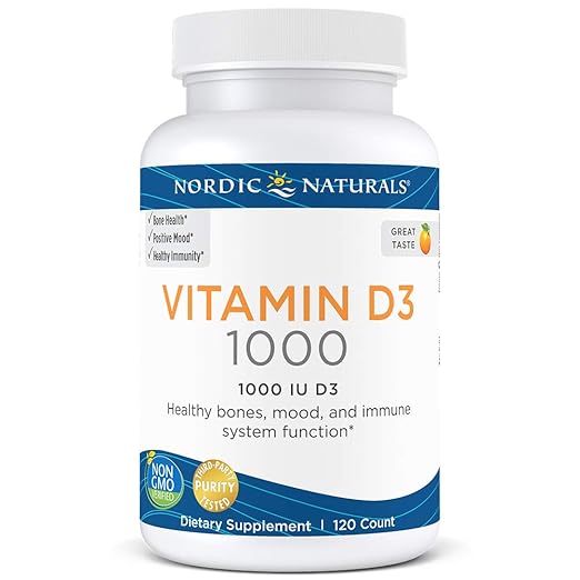 Nordic Naturals Vitamin D325 mcg (1000 IU), Daily Dose of