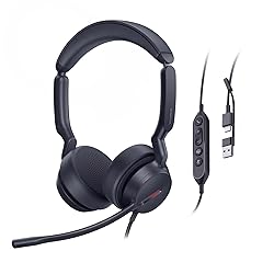 Yealink UH44 Teams Certified USB Wired Headset with