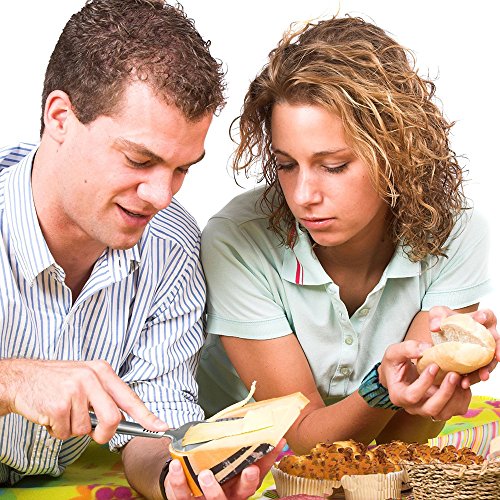 image for Torubia Stainless Steel Cheese Slicer Grater Non-Stick Cake Planer Pas