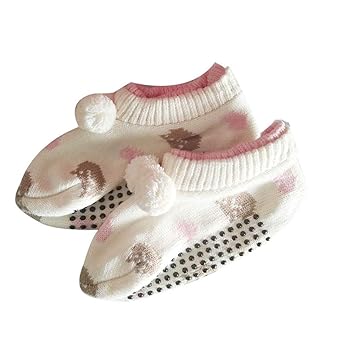 Fenverk 1 Paare Erwachsene Kinder WäRmer Socke Gestrickt Muster Slipper Socken Thermal Schlafen Sie Weich GemüTlich Oben Bett