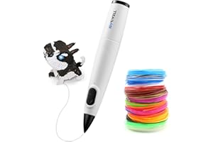 3D Pen Low Temperature for Kids,3D Printing Pen with 10 Color PCL Filament Refills