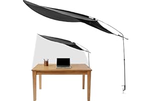 Adjustable Cubicle Shade and Desk Canopy Essential Cubicle Light Blocker for Partitions to Block Overhead Light Glare