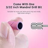 MelodySusie 100 Pcs Nail Drill Bits Sanding Bands 240 Extreme Fine Grit view 5