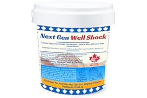 Next Gen Well Shock 2Kg – Calcium Hypochlorite for Wells & Storage Tanks – Fast-Acting Water Treatment for Bacteria Removal -