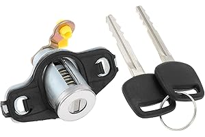PARSLUCK Trunk Lock Cylinder W/ 2 Key for Toyota Corolla 1.8L L4 2003-2008 for Toyota Matrix 1.8L L4 2003-2008 Rear Tailgate 