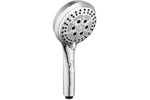5 Functions Shower Head with Handheld Spray Padro Head with Handheld Heads Shower Rain Setting Showerheads & Showe