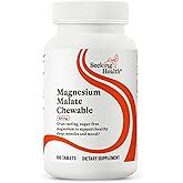 Seeking Health Magnesium Malate Chewable - Mineral Supplement Supports Energy, Muscle Function & Nerve Function - Formula with Dimagnesium Malate to Support Absorption - 100 mg, 100 Chewable Tablets