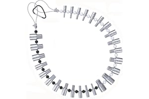 PEXTIAN Nut and Bolt Thread Checker Inch & Metric, 26 Male/Female Bolt Size and Thread Gauge, Bolt Thread Identifier 14 Inch & 12 Metric-Quickly Checking and Verifying The Size and Thread Pitch for Bolt Nut