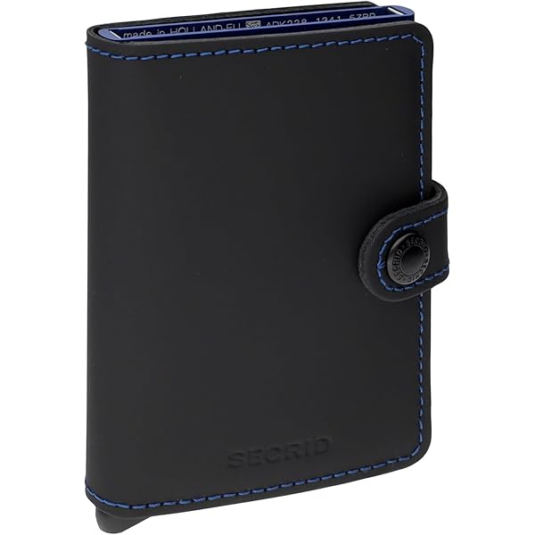 Amazon.com: SECRID Miniwallet Indigo Denim Mens Cardholder RFID