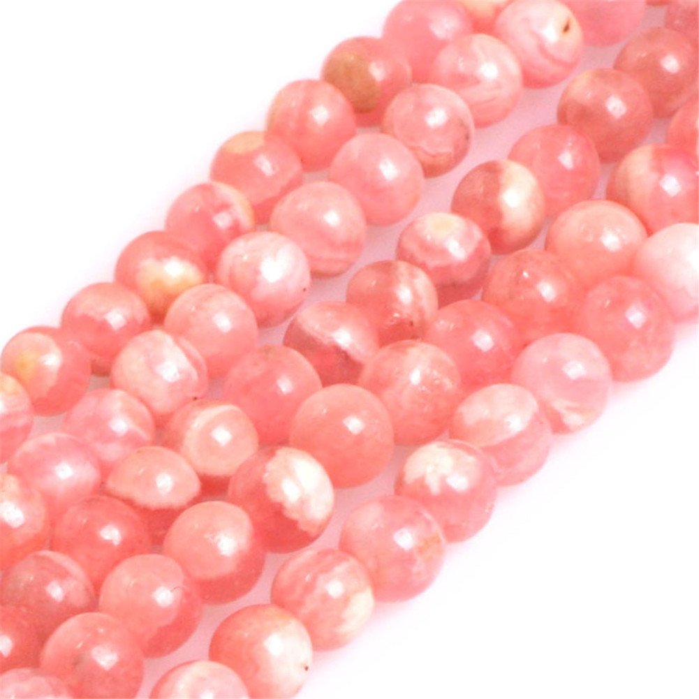 AAA Grade Natural Genuine Natural Pink Argentina Rhodochrosite Precious Stone Beads for Jewellery Making 15'' (Round/3MM)
